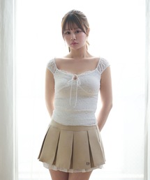 Lace emma ribbon tops / レースエマリボントップス