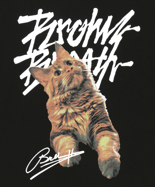 BROWNBREATH（ブラウンブレス）の「CRUSH TAG KITTY TEE - BLACK（Tシャツ/カットソー・レディース・その他・SMALL/MEDIUM/LARGE/X-LARGE）」の5枚目の写真