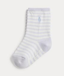 POLO RALPH LAUREN CHILDRENSWEAR（ポロ ラルフ ローレン チルドレンズウェア）の「ストライプド クルー ソックス（ベビーシューズ/ベビーソックス）」