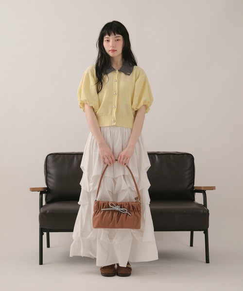 spangle puff knit / スパンコールパフニット（ニット/セーター