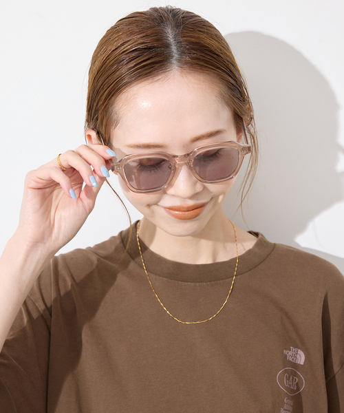 AIM（エイム）の「aim/エイム cicada サングラス CICADA SUN（その他小物・レディース・ブラウン/ピンク・FREE）」の7枚目の写真