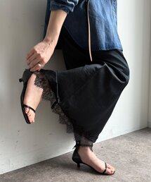 レースヘムスカート