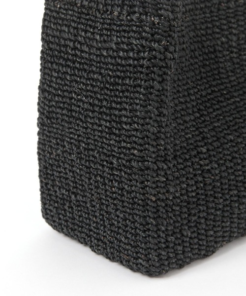 Elura(エルーラ)の「≪COTTO/コット≫リングカゴBAG/646466(トートバッグ・レディース・ホワイト系その他5/ブラック・FREE)」の3枚目の写真