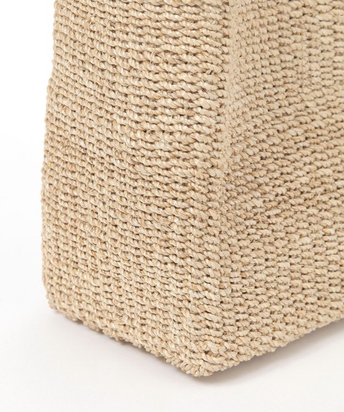 Elura(エルーラ)の「≪COTTO/コット≫リングカゴBAG/646466(トートバッグ・レディース・ホワイト系その他5/ブラック・FREE)」の7枚目の写真