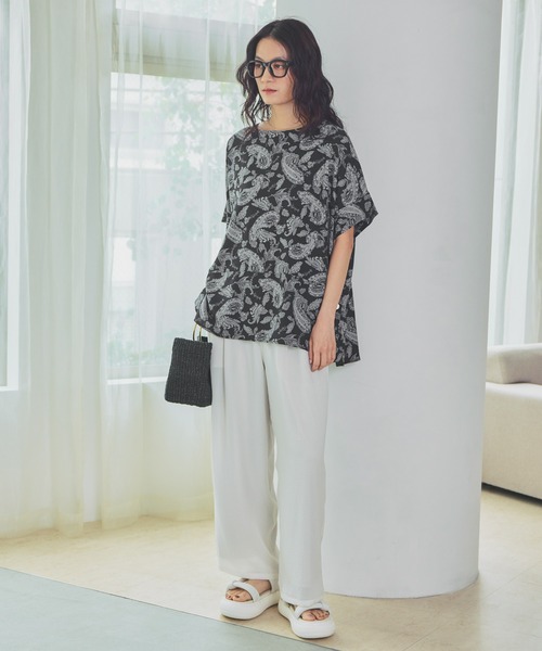 COTTO(コトゥー)の「≪COTTO/コット≫リングカゴBAG/646466(トートバッグ・レディース・ホワイト系その他5/ブラック・FREE)」の21枚目の写真