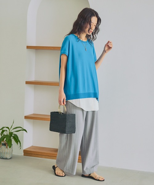 COTTO(コトゥー)の「≪COTTO/コット≫リングカゴBAG/646466(トートバッグ・レディース・ホワイト系その他5/ブラック・FREE)」の20枚目の写真