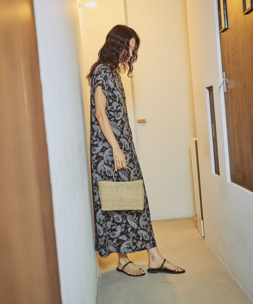 COTTO(コトゥー)の「≪COTTO/コット≫リングカゴBAG/646466(トートバッグ・レディース・ホワイト系その他5/ブラック・FREE)」の4枚目の写真