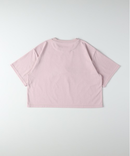 Right-on（ライトオン）の「HONEYSUCKLE ROSE(ハニーサックルローズ)ネコプリントショートTシャツ（Tシャツ/カットソー・レディース・ホワイト/ダークグレー/ライトピンク・L/M）」の5枚目の写真