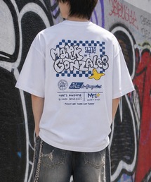 【ba】〔Mark Gonzales ARTWORK COLLECTION〕アソートアートデザイン 半袖クルーネックTシャツ 刺繍/サガラ刺繍/ワッペン
