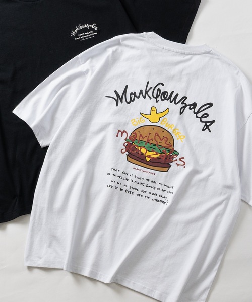 Mark Gonzales(マーク・ゴンザレス)の「【ba】〔Mark Gonzales ARTWORK COLLECTION〕アソートアートデザイン 半袖クルーネックTシャツ 刺繍/サガラ刺繍/ワッペン(Tシャツ/カットソー・メンズ・ホワイト系6/ホワイト系2/ホワイト系1/ブラック系9/ブラック系8/ブラック系7/ブラック系6/ブラック系5/ホワイト系4/ブルー系2/グレー系9/グレー系7/ブラック系4/ブラック系2/ホワイト系5/ホワイト系3/ブルー系8/グレー系4/グレー系3/ブルー系1/ホワイト系9/ホワイト系8/ホワイト系7/ブラック系3/ブラック系1・LARGE/MEDIUM)」の6枚目の写真