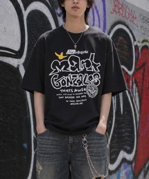 【ba】〔Mark Gonzales ARTWORK COLLECTION〕アソートアートデザイン 半袖クルーネックTシャツ 刺繍/サガラ刺繍/ワッペン