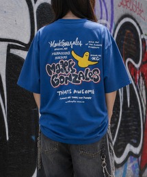 【ba】〔Mark Gonzales ARTWORK COLLECTION〕アソートアートデザイン 半袖クルーネックTシャツ 刺繍/サガラ刺繍/ワッペン