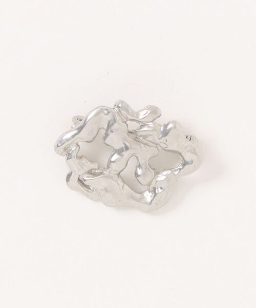 Scrap Book(スクラップブック)の「【Sea’ds mara】Nature motif brooch(ブローチ/コサージュ・レディース・ブラック/ゴールド・FREE)」の1枚目の写真