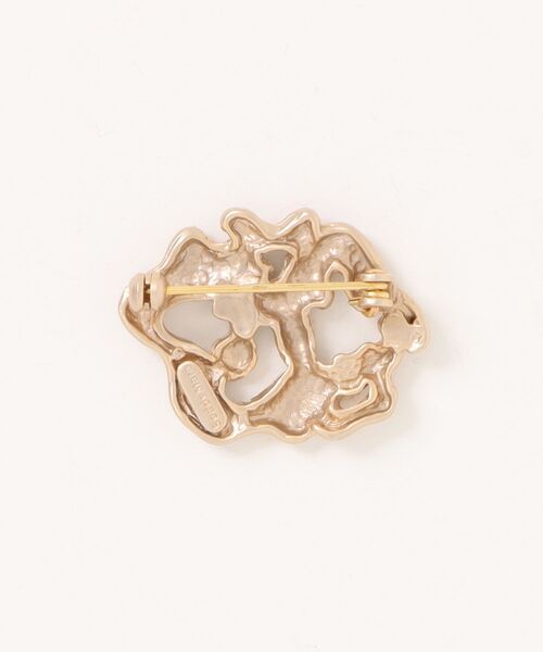 Scrap Book(スクラップブック)の「【Sea’ds mara】Nature motif brooch(ブローチ/コサージュ・レディース・ブラック/ゴールド・FREE)」の3枚目の写真