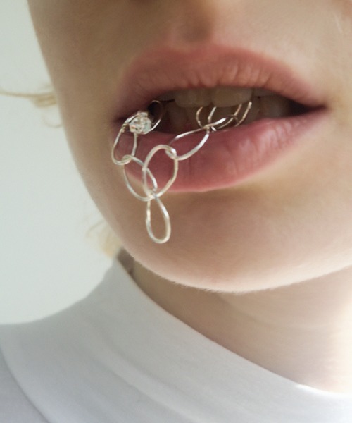 les bonbon(ルボンボン)の「【les bon bon】botanica halo pierce/ボタニカ ヘイロー ピアス シルバー BOB976(ピアス(両耳用)・レディース・シルバー・FREE)」の4枚目の写真