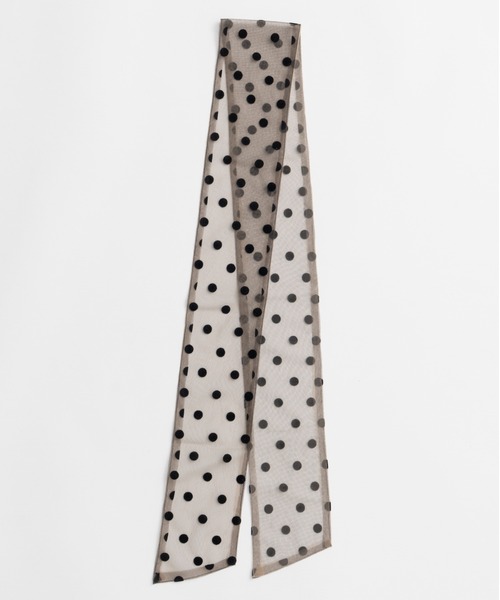 MAISON SPECIAL(メゾンスペシャル)の「Multifabric Bow Tie/マルチファブリックボウタイ(バンダナ/スカーフ・レディース・ブラック/ホワイト/ブラウン・FREE)」の9枚目の写真