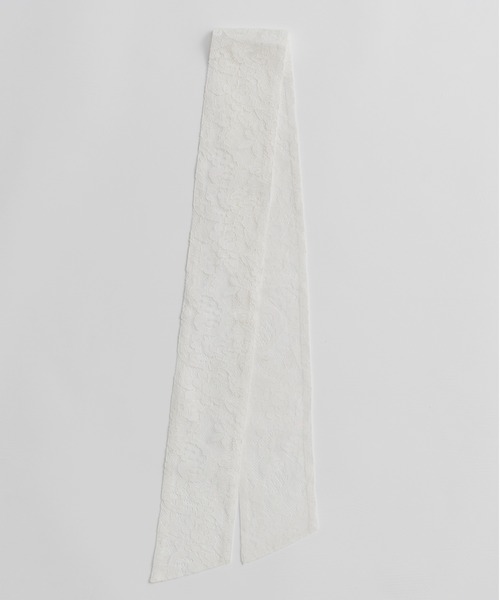 MAISON SPECIAL(メゾンスペシャル)の「Multifabric Bow Tie/マルチファブリックボウタイ(バンダナ/スカーフ・レディース・ブラック/ホワイト/ブラウン・FREE)」の7枚目の写真