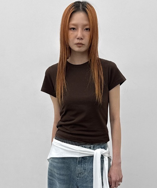 MADE] セルニーラウンドネック半袖Tシャツ（Tシャツ/カットソー