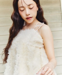 VIVIANO/ヴィヴィアーノ】アシンメトリーキャミトップ（キャミソール