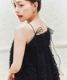MELSOI.（メルソイ）の「フラワーペタルチュールキャミトップス（キャミソール）」