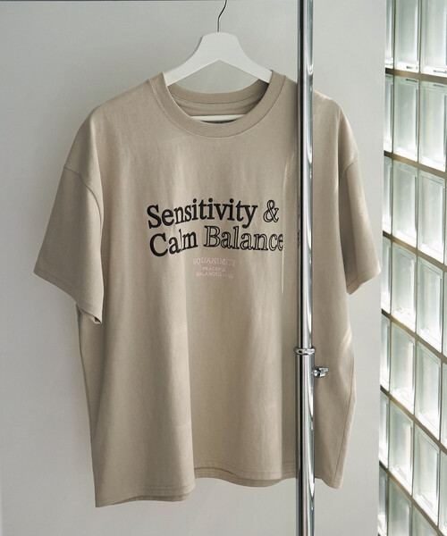 FREAK'S STORE(フリークスストア)の「限定展開 配色 刺繍 ロゴ 半袖 Tシャツ(Tシャツ/カットソー・レディース・ライトグレー/ナチュラル/ブラック/ベージュ・フリ-)」の3枚目の写真