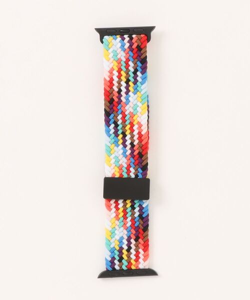 Fun & Daily(ファンアンドデイリー)の「Nylon Braid Strap For APPLE WATCH / アップルウオッチバンド(デジタル腕時計・レディース・ブラック系その他3/ブラック系その他2/パープル系その他/ブラック/ホワイト系その他/マルチ・B/A)」の15枚目の写真