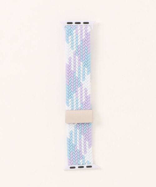 Fun & Daily(ファンアンドデイリー)の「Nylon Braid Strap For APPLE WATCH / アップルウオッチバンド(デジタル腕時計・レディース・ブラック系その他3/ブラック系その他2/パープル系その他/ブラック/ホワイト系その他/マルチ・B/A)」の14枚目の写真