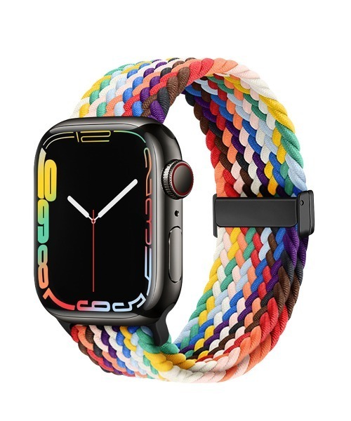 Fun & Daily(ファンアンドデイリー)の「Nylon Braid Strap For APPLE WATCH / アップルウオッチバンド(デジタル腕時計・レディース・ブラック系その他3/ブラック系その他2/パープル系その他/ブラック/ホワイト系その他/マルチ・B/A)」の16枚目の写真