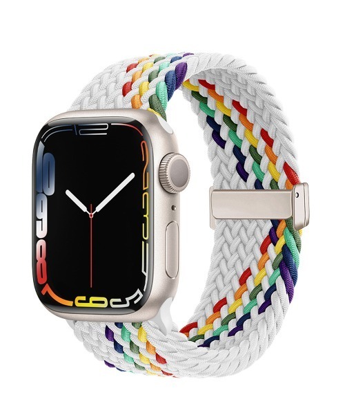 Fun & Daily(ファンアンドデイリー)の「Nylon Braid Strap For APPLE WATCH / アップルウオッチバンド(デジタル腕時計・レディース・ブラック系その他3/ブラック系その他2/パープル系その他/ブラック/ホワイト系その他/マルチ・B/A)」の8枚目の写真