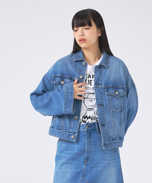 Healthy denim(ヘルシーデニム)の「【Healthy denim/ヘルシーデニム】デニムジャケット/Latte/ラテ/ジャケット(シャツ/ブラウス・レディース・インディゴブルー・1)」の6枚目の写真