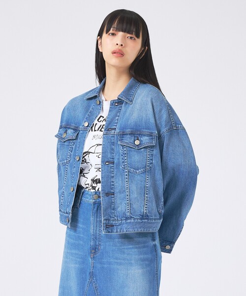 Healthy denim(ヘルシーデニム)の「【Healthy denim/ヘルシーデニム】デニムジャケット/Latte/ラテ/ジャケット(シャツ/ブラウス・レディース・インディゴブルー・1)」の7枚目の写真