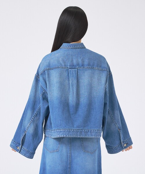 Healthy denim(ヘルシーデニム)の「【Healthy denim/ヘルシーデニム】デニムジャケット/Latte/ラテ/ジャケット(シャツ/ブラウス・レディース・インディゴブルー・1)」の10枚目の写真