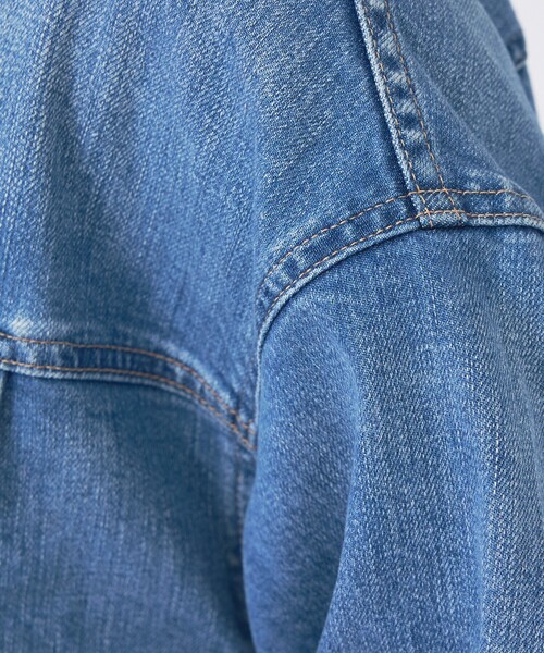 Healthy denim(ヘルシーデニム)の「【Healthy denim/ヘルシーデニム】デニムジャケット/Latte/ラテ/ジャケット(シャツ/ブラウス・レディース・インディゴブルー・1)」の14枚目の写真