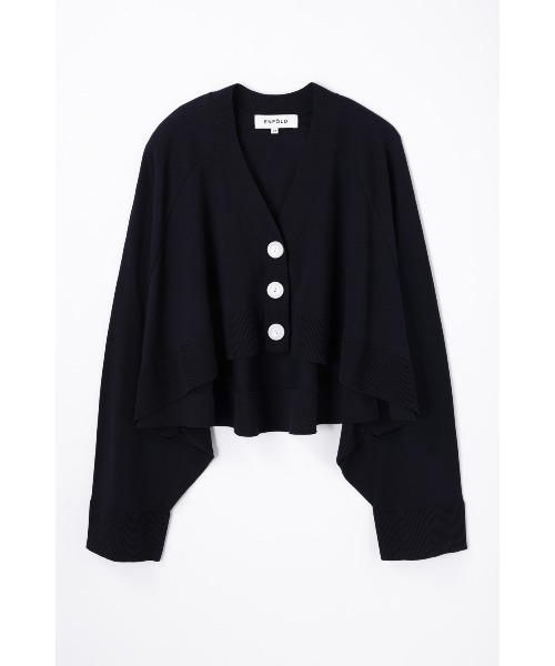 ENFOLD(エンフォルド)の「UMBRELLA CARDIGAN(カーディガン/ボレロ・レディース・ブルー/レッド/ダークネイビー・38)」の2枚目の写真