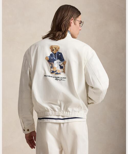 POLO RALPH LAUREN（ポロ ラルフ ローレン）の「Polo ベア ビッグ ジャケット（ブルゾン・メンズ・ホワイト・L/S）」の4枚目の写真
