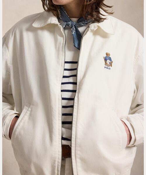 POLO RALPH LAUREN（ポロ ラルフ ローレン）の「Polo ベア ビッグ ジャケット（ブルゾン・メンズ・ホワイト・L/S）」の5枚目の写真