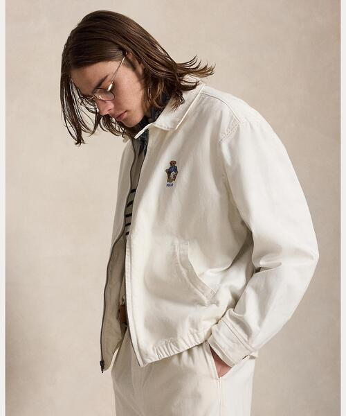 POLO RALPH LAUREN（ポロ ラルフ ローレン）の「Polo ベア ビッグ ジャケット（ブルゾン・メンズ・ホワイト・L/S）」の6枚目の写真
