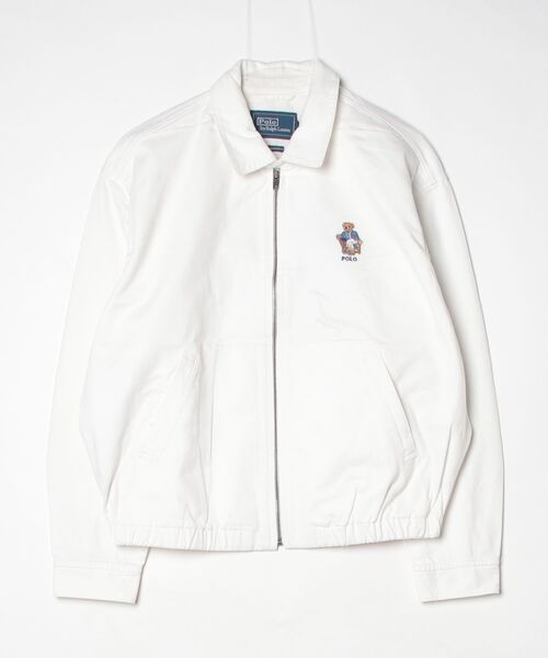 POLO RALPH LAUREN（ポロ ラルフ ローレン）の「Polo ベア ビッグ ジャケット（ブルゾン・メンズ・ホワイト・L/S）」の7枚目の写真