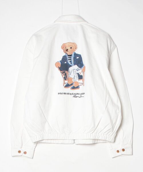 POLO RALPH LAUREN（ポロ ラルフ ローレン）の「Polo ベア ビッグ ジャケット（ブルゾン・メンズ・ホワイト・L/S）」の8枚目の写真