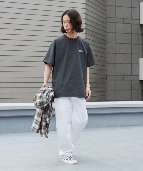 Russell Athletic(ラッセルアスレティック)の「RUSSELL ATHLETIC / ラッセルアスレティック dri-power Jersey Diagonal T ドライパワー ジャージー ダイアゴナル Tシャツ 半袖 吸汗速乾 メンズ 秋 秋服 2026年秋冬(Tシャツ/カットソー・メンズ・チャコール/ネイビー/ホワイト/ブラック・M/L/XL)」の11枚目の写真