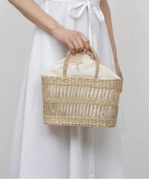SEAGRASS PATTERN TOTE / S