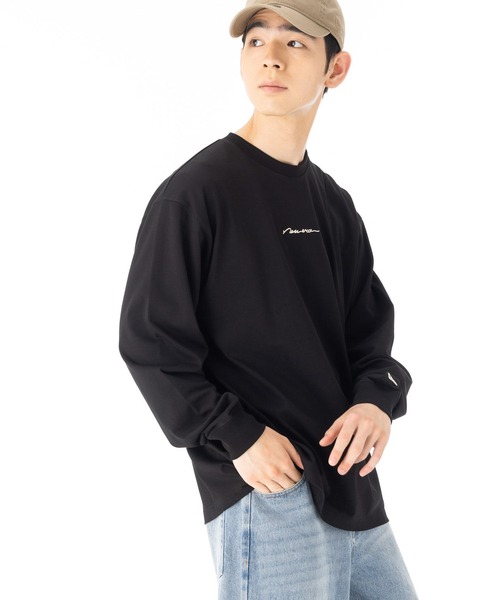 NEW ERA(ニューエラ)の「ニューエラ 長袖Tシャツ ロンT 手書き風ロゴ(Tシャツ/カットソー・メンズ・ホワイト/ブラック・XL/L/M/S/XXL)」の19枚目の写真
