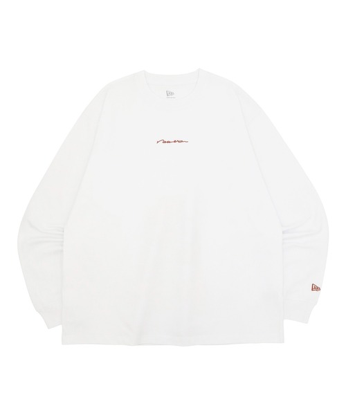 NEW ERA(ニューエラ)の「ニューエラ 長袖Tシャツ ロンT 手書き風ロゴ(Tシャツ/カットソー・メンズ・ホワイト/ブラック・XL/L/M/S/XXL)」の9枚目の写真