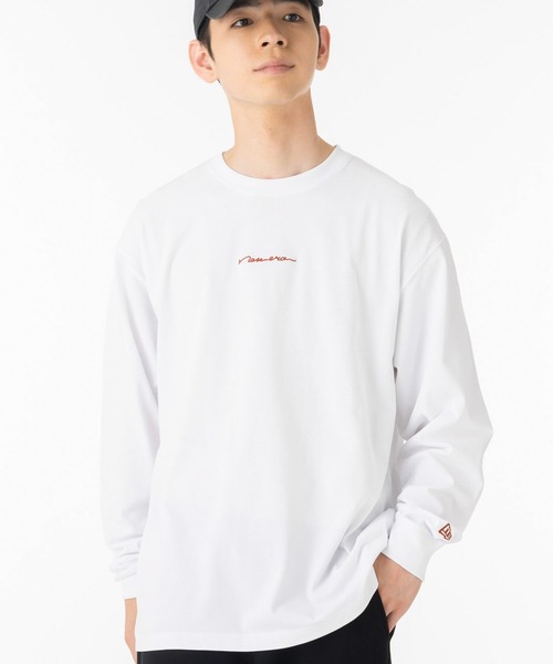 NEW ERA(ニューエラ)の「ニューエラ 長袖Tシャツ ロンT 手書き風ロゴ(Tシャツ/カットソー・メンズ・ホワイト/ブラック・XL/L/M/S/XXL)」の3枚目の写真