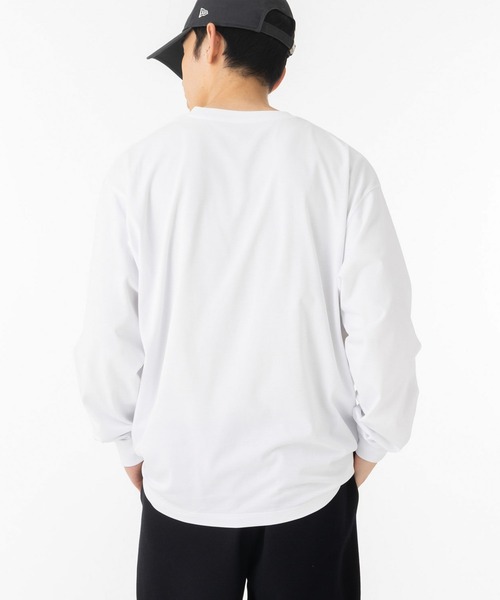 NEW ERA(ニューエラ)の「ニューエラ 長袖Tシャツ ロンT 手書き風ロゴ(Tシャツ/カットソー・メンズ・ホワイト/ブラック・XL/L/M/S/XXL)」の7枚目の写真