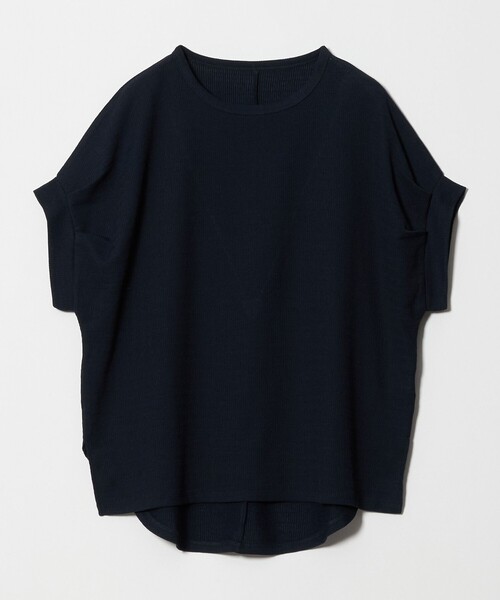 A DAY IN THE LIFE UNITED ARROWS(アデイインザライフユナイテッドアローズ)の「ハリヌキリブ タックスリーブカットソー <A DAY IN THE LIFE>(Tシャツ/カットソー・レディース・オフホワイト/ダークグレー/イエロー/ネイビー・FREE)」の1枚目の写真