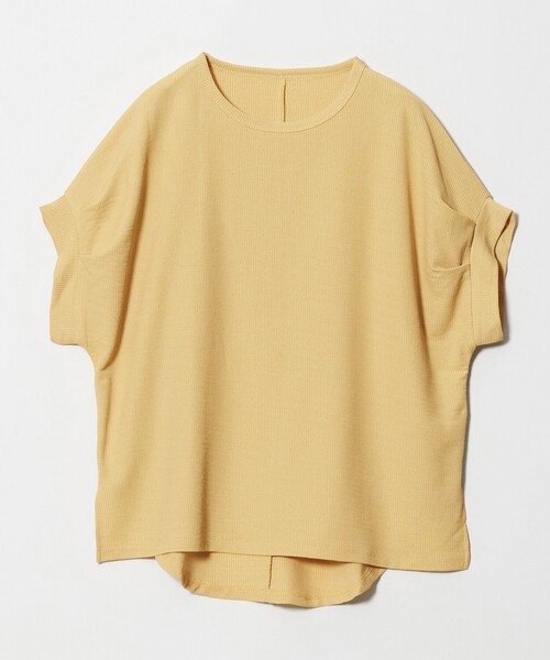 A DAY IN THE LIFE UNITED ARROWS(アデイインザライフユナイテッドアローズ)の「ハリヌキリブ タックスリーブカットソー <A DAY IN THE LIFE>(Tシャツ/カットソー・レディース・オフホワイト/ダークグレー/イエロー/ネイビー・FREE)」の14枚目の写真