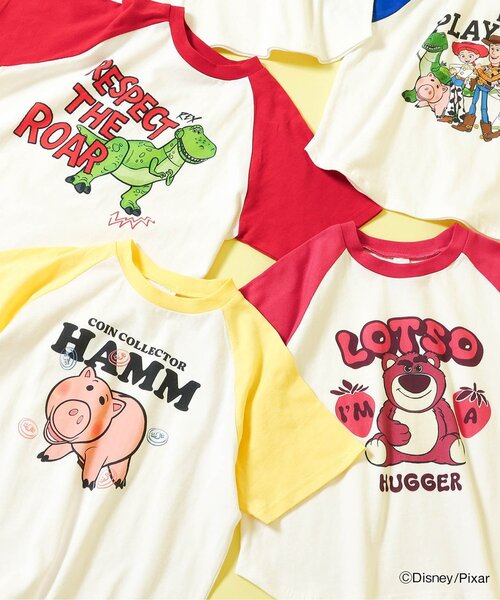 Disney(ディズニー)の「ディズニーキャラクター トイ・ストーリー/ラグランTシャツ(Tシャツ/カットソー・キッズ・パープル/イエロー/ブルー/ピンク/レッド・80/90/100/110/120/130/140)」の11枚目の写真