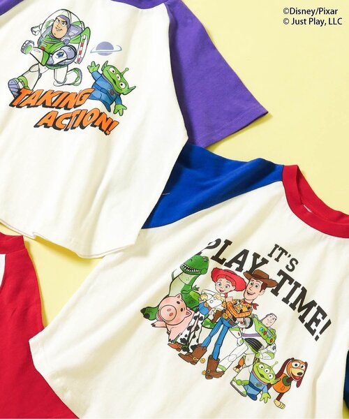 Disney(ディズニー)の「ディズニーキャラクター トイ・ストーリー/ラグランTシャツ(Tシャツ/カットソー・キッズ・パープル/イエロー/ブルー/ピンク/レッド・80/90/100/110/120/130/140)」の12枚目の写真