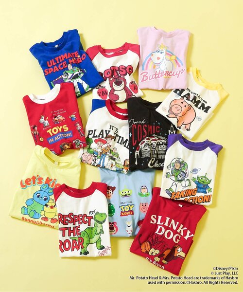 Disney(ディズニー)の「ディズニーキャラクター トイ・ストーリー/ラグランTシャツ(Tシャツ/カットソー・キッズ・パープル/イエロー/ブルー/ピンク/レッド・80/90/100/110/120/130/140)」の14枚目の写真